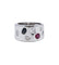 Bague 51 / Blanc/Gris / Or 750 Bague Rubis Saphir Diamants 58 Facettes 220017R