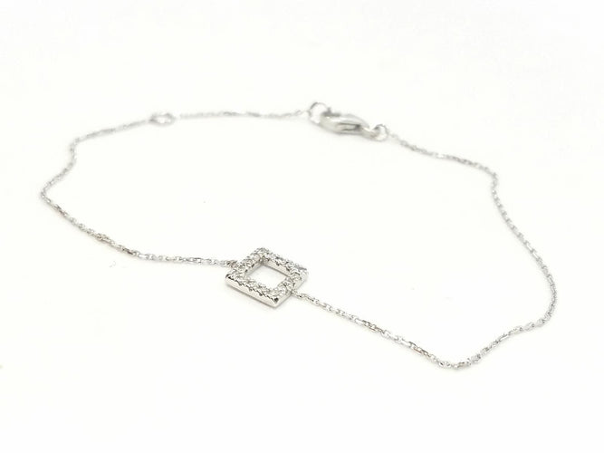 Bracelet Bracelet Graphique Or blanc Diamant 58 Facettes 579171RV