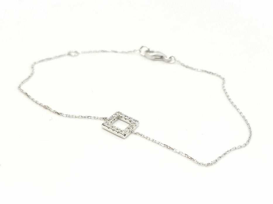 Bracelet Bracelet Graphique Or blanc Diamant 58 Facettes 579171RV