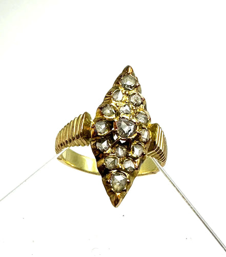 Bague 54 Bague "Figaro" Empire austro-hongrois 58 Facettes