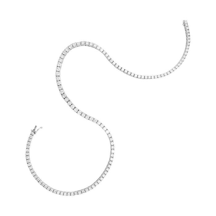 Collier Collier rivière diamants en or blanc. 58 Facettes 31821