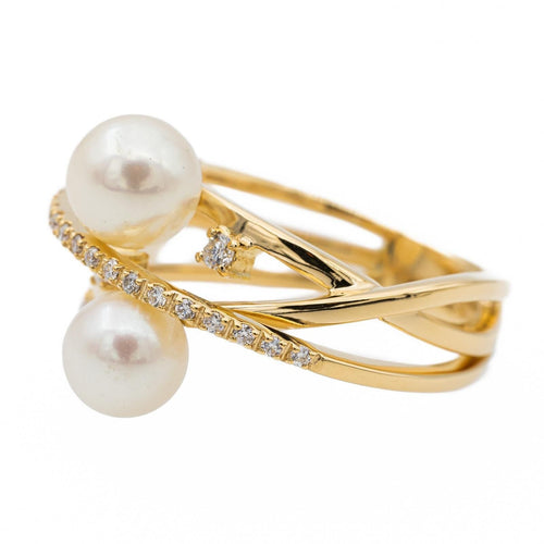 Bague 53 Bague Cocktail Or jaune Perle 58 Facettes 2685957CN