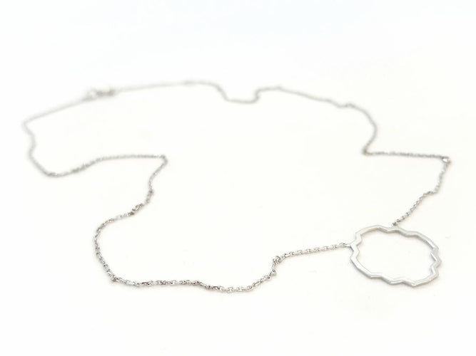 Collier Collier Transparence Or blanc 58 Facettes 578908RV