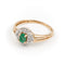 Bague 47 Bague Or jaune Emeraude 58 Facettes 1732353CN