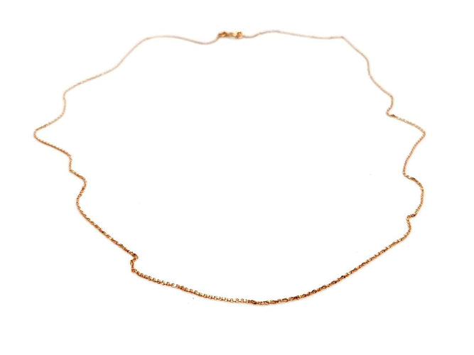 Collier Collier Maille forçat Or rose 58 Facettes 1142614RV