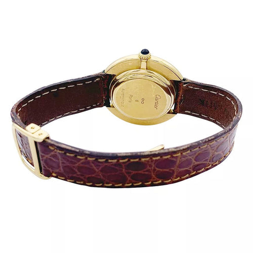 Montre Montre Cartier, "Vendôme", or jaune. 58 Facettes 33047