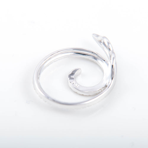 Pendentif Pendentif Tourbillon or blanc et diamants 58 Facettes