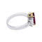 Bague 53 Bague deux ors, rubis et diamants. 58 Facettes 32369