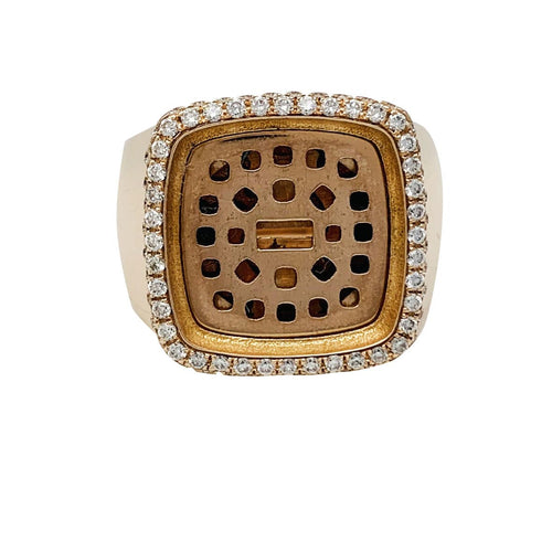 Bague 60 Bague Fred "Pain de sucre" en or rose et diamants, 7 pains de sucre. 58 Facettes 30796