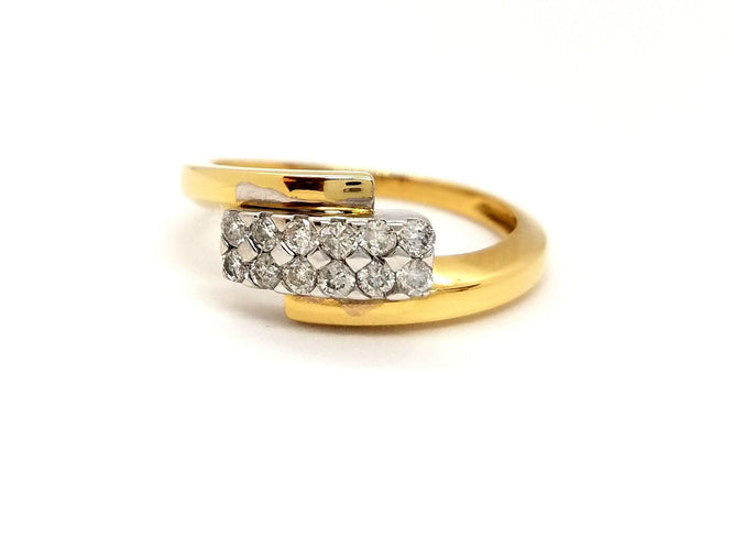 Bague 57 Bague Or jaune Diamant 58 Facettes 807672CN