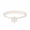 Bague 53 Bague Solitaire Or blanc Diamant 58 Facettes 1916612CN
