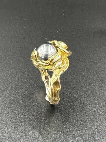 Bague GILBERT ALBERT - Bague Multi-billes Or 58 Facettes