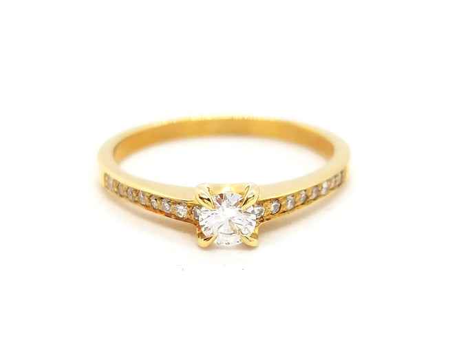 Bague 53 Bague Solitaire Or jaune Diamant 58 Facettes 578745RV