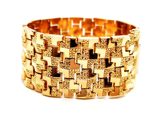 Bracelet Bracelet Manchette Or jaune 58 Facettes 1186416CN