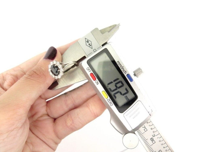 Bague 52 bague marquise t52 sertie saphir 1.5ct & 12 diamants or blanc 18k sapphire 58 Facettes 252155