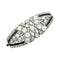 Broche Broche Art Déco en platine sertie de diamants et d'onyx. 58 Facettes 32080