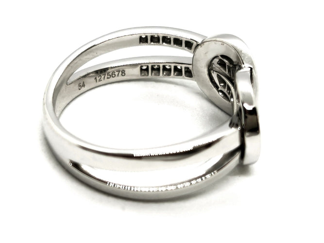 Bague 54 Fred Bague Chance infinie Or blanc Diamant 58 Facettes 1875650CN