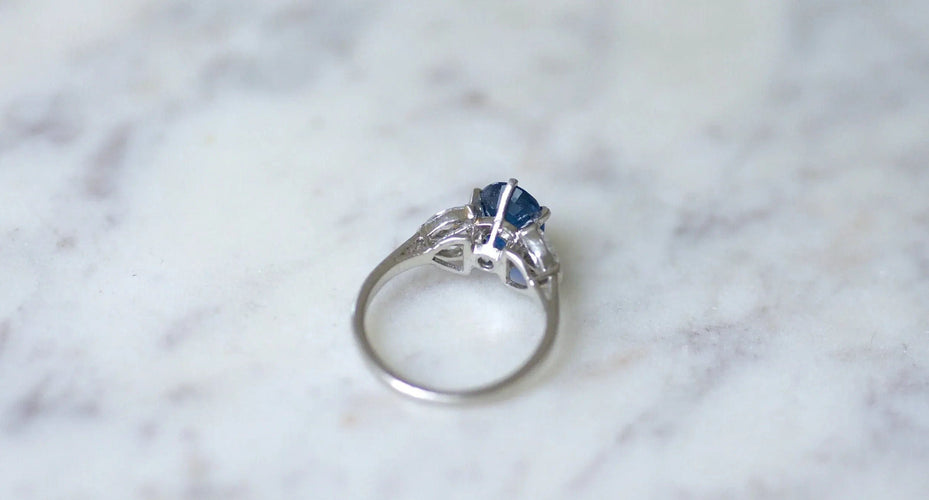 Bague Mellerio dits Meller - Bague saphir et diamants 58 Facettes