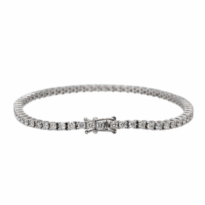 Bracelet Bracelet Tennis Or blanc Diamant 58 Facettes 2513756CN