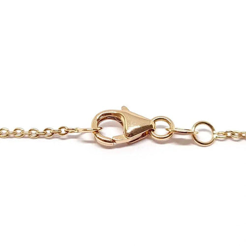 Collier Collier barrette saphirs multicolores diamants or rose 58 Facettes