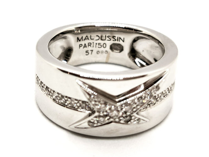 Bague 54 Mauboussin Bague Etoile étoile divine Or blanc Diamant 58 Facettes 1561206CN