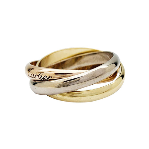 Bague 60 Bague Cartier "Trinity" 3 ors classique. 58 Facettes 30695