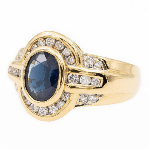 Bague 57 Bague Or jaune Saphir 58 Facettes 2303353CN