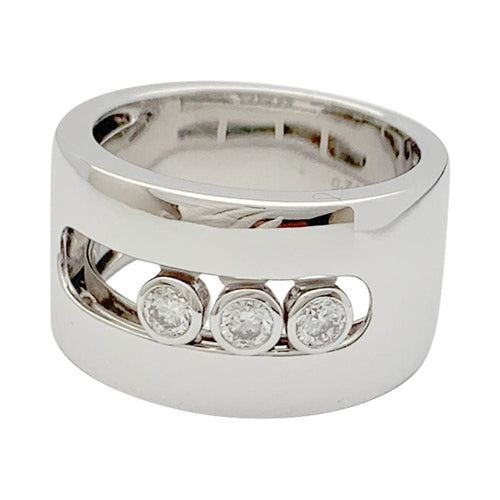 Bague 50 Bague Messika, "Move", or blanc, diamants. 58 Facettes 32070
