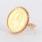 Bague Bague Porte-pièce 20 Lires 58 Facettes 0