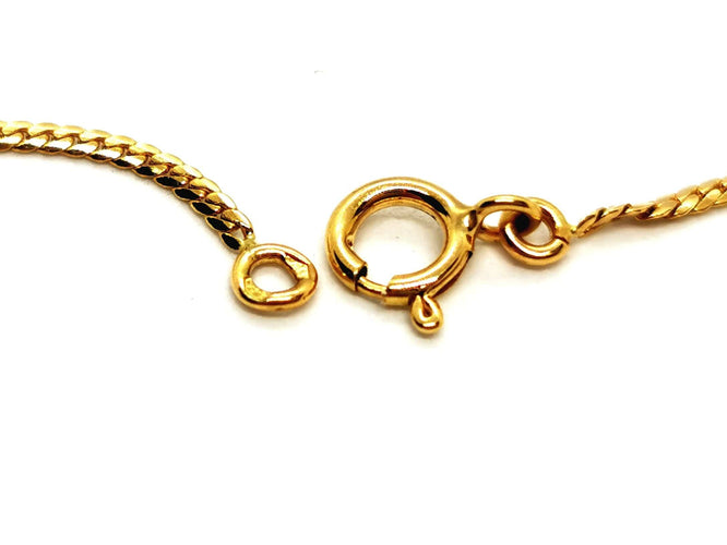 Collier Collier Maille anglaise Or jaune Diamant 58 Facettes 1292134CN