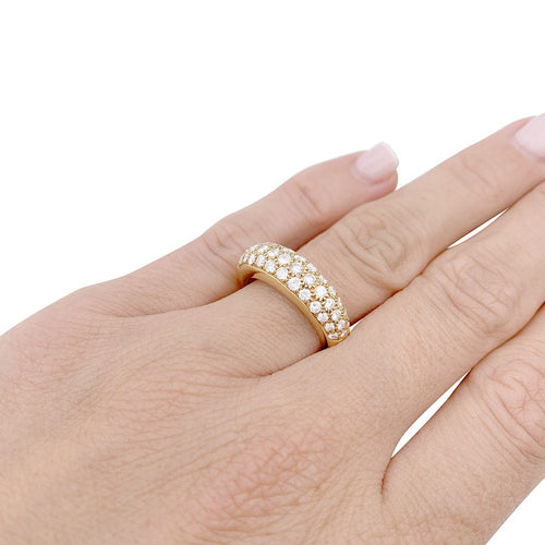 Bague 51 Bague Cartier, "Mimi", or jaune, diamants. 58 Facettes 33054