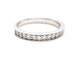 Bague 56 Bague Alliance Or blanc Diamant 58 Facettes 06315CD