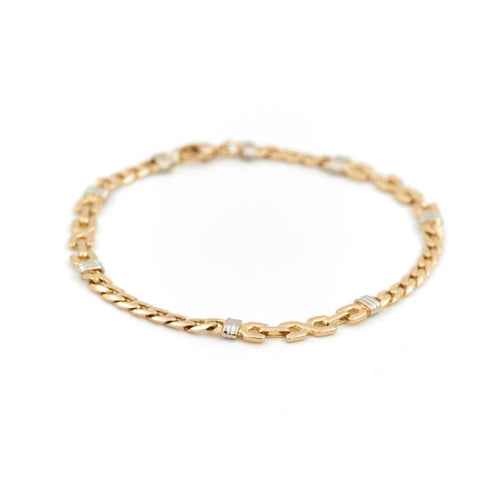 Bracelet Bracelet Maille gourmette Or jaune 58 Facettes 1589372CN