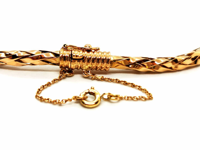 Collier Collier Maille palmier Or rose 58 Facettes 1763145CN