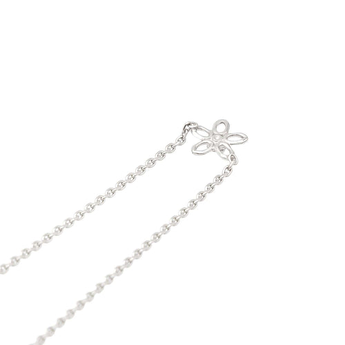 Collier Collier Fleur Or blanc Diamant 58 Facettes 2461204CN