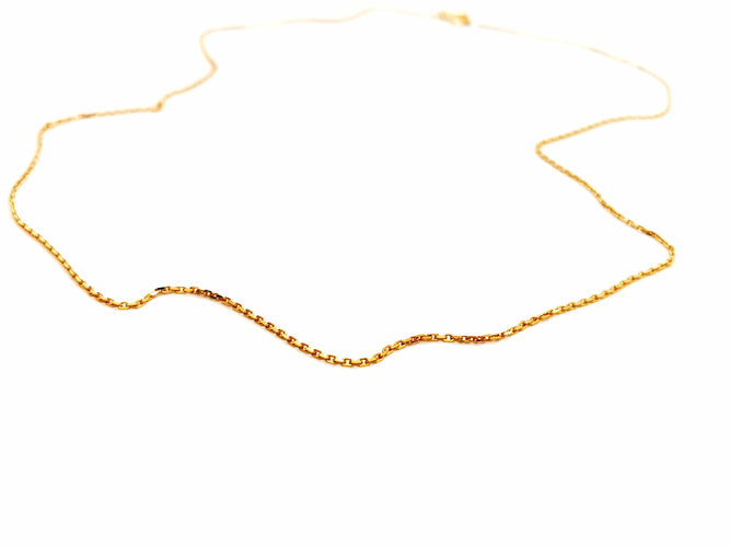 Collier Collier Maille forçat Or jaune 58 Facettes 1152846CD