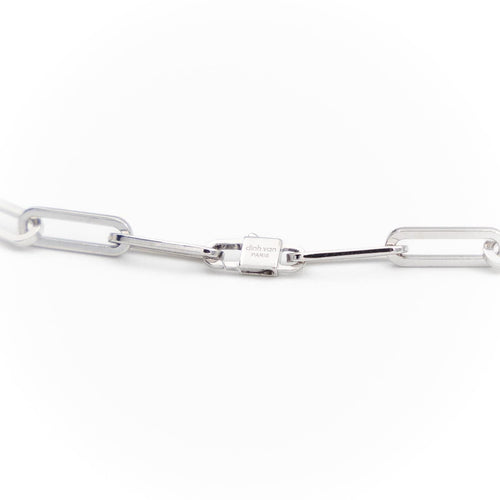 Collier Dinh Van Collier Menottes Or blanc Diamant 58 Facettes 1587782CN