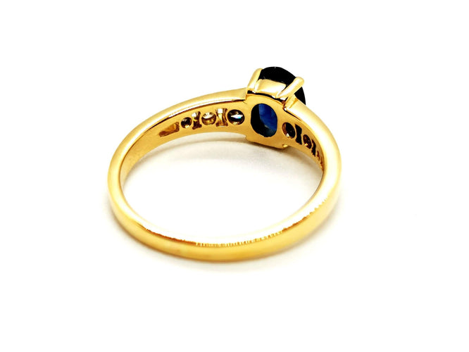 Bague 52 Bague Or jaune Saphir 58 Facettes 1468784CN