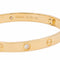Bracelet Cartier Bracelet Jonc Love Or jaune Diamant 58 Facettes 2470645CN