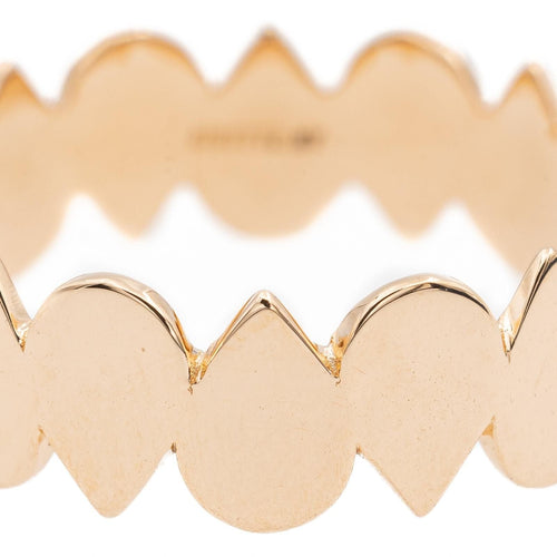 Bague 53 Ginette NY Bague Be Mine Bliss Eternity Band Or rose 58 Facettes 2519179CN