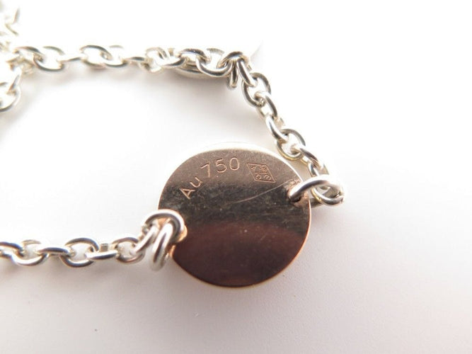 Collier HERMES - Collier Sautoir Ex-Libris 80 en argent et or rose 58 Facettes 250933