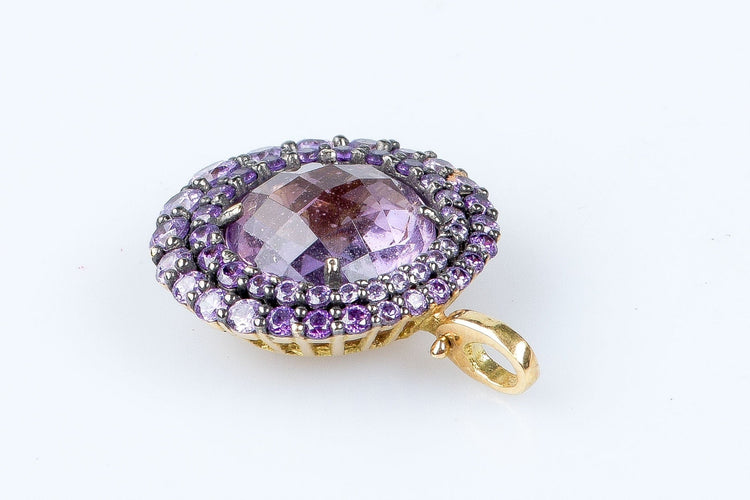 Pendentif Pendentif améthyste en or massif 58 Facettes 111.180847-59