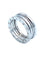 Bague BVLGARI. Bague B.Zéro 1 or blanc 18K 58 Facettes