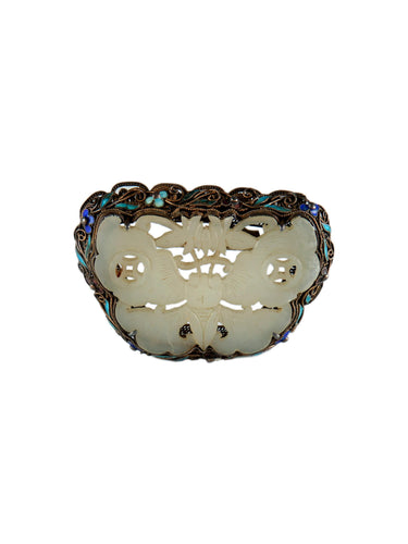 Broche BROCHE ANCIENNE "PAPILLON" ARGENT & BAKELITE 58 Facettes BO/130060