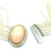 Collier Collier or jaune, perles, corail et diamants 58 Facettes
