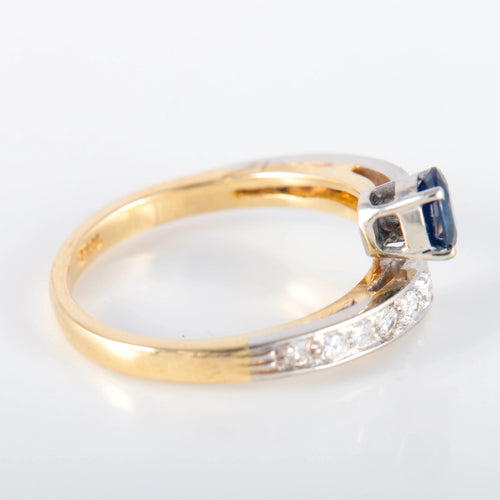 Bague 51 Bague saphir et diamants 58 Facettes