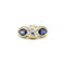 Bague 49 Bague Diamant taille ancienne 1ct Saphirs 58 Facettes 230149R