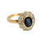 Bague 50 Bague marguerite saphir et diamants 58 Facettes 1-1173/1