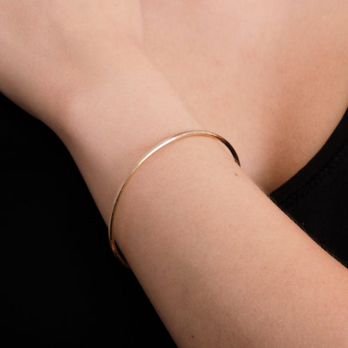 Bracelet Bracelet jonc en Or rose 58 Facettes P12L9