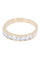 Bague DEMI-ALLIANCE DIAMANTS 58 Facettes 064661